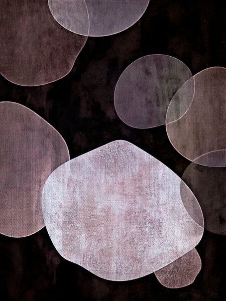 Japanese Nature Forms Abstraction Japandi Organic by FRESH Fine Art