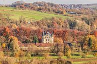 Kasteel Schaloen in prachtige herfstkleuren van John Kreukniet thumbnail