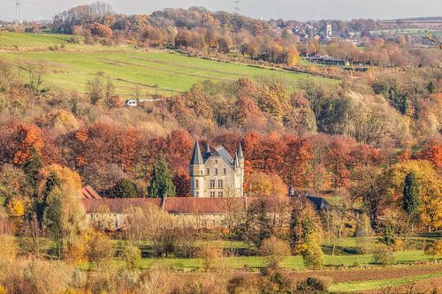 Kasteel Schaloen in prachtige herfstkleuren