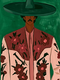 Cowboy-western van Art in color