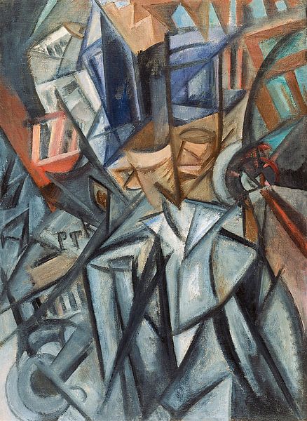 Olga Rozanova - Man on the Street by Peter Balan