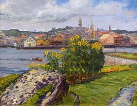 John Sloan, Sunflowers, Rocky Neck, 1914 by Atelier Liesjes
