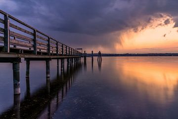 Sonnentergang am Ammersee von Achim Thomae