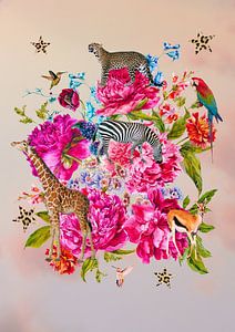 Safari flowers pink