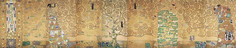 Komplett: Neun Cartoons für den Speisesaal, Gustav Klimt von Meesterlijcke Meesters