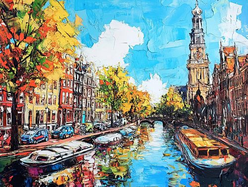 Schilderij Amsterdam