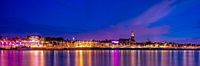 Waalkade Nijmegen by Night - Panorama