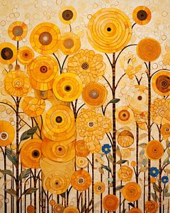 Sonnenblumen abstrakt