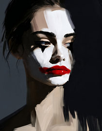 Painted Smile van Jacky