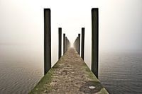 jetty in the fog