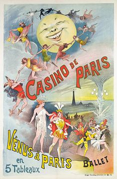 Alfred Choubrac - Casino De Paris, Ballet Venus À Paris (1880-1900) van Peter Balan