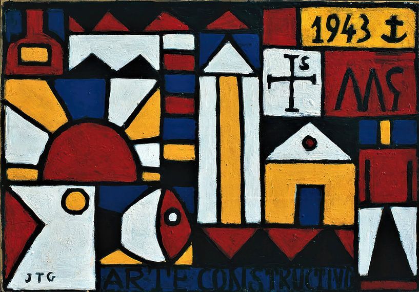 Arte Constructivo - Joaquin Torres Garcia par Accessible Art