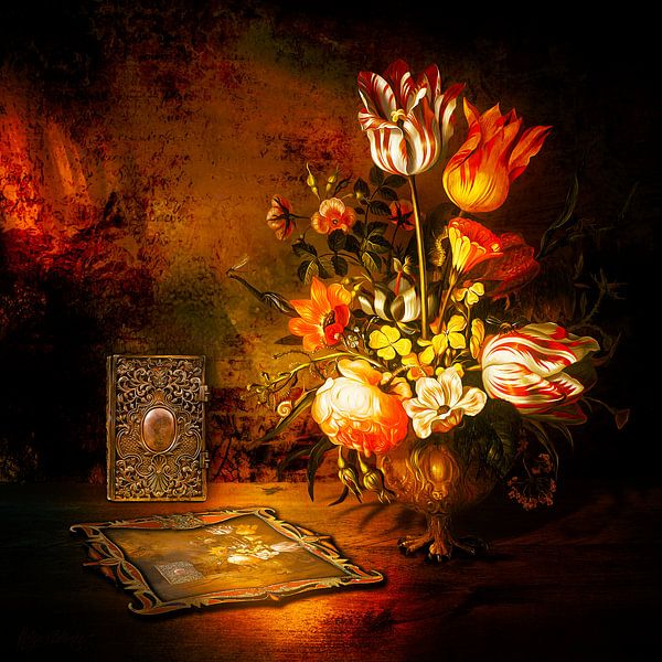 Fleurs Vibrantes Pleines de Vie par Helga Blanke