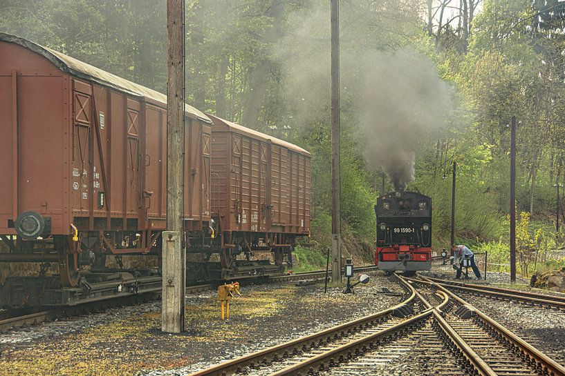 Museum railway Erzgebirge Preßnitztalbahn by Johnny Flash