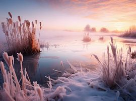 Goldene Stunde im Winter