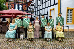 Alltagsmenschen in Wiedenbrück, Deutschland