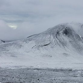 Winterlandschap in IJsland van Wigger Tims