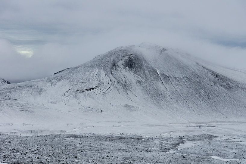 Winterlandschap in IJsland van Wigger Tims