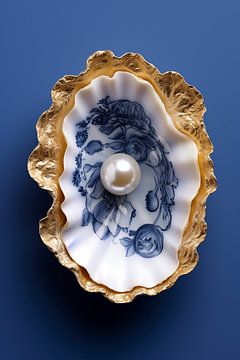 Auster Gold und Perle von Marianne Ottemann - OTTI