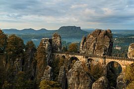 Sonnenaufgang in der Bastei von Heiko Lehmann