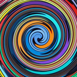 Bunte Spirale