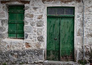 La porte et la fenêtre vertes sur Irene Ruysch