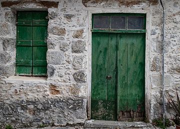 The groene deur en raam van Irene Ruysch