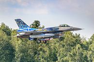 Hellenic Air Force F-16 Demo Team "Zeus" van 2014. van Jaap van den Berg thumbnail