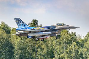 Équipe de démonstration F-16 de l'armée de l'air hellénique "Zeus" de 2014.