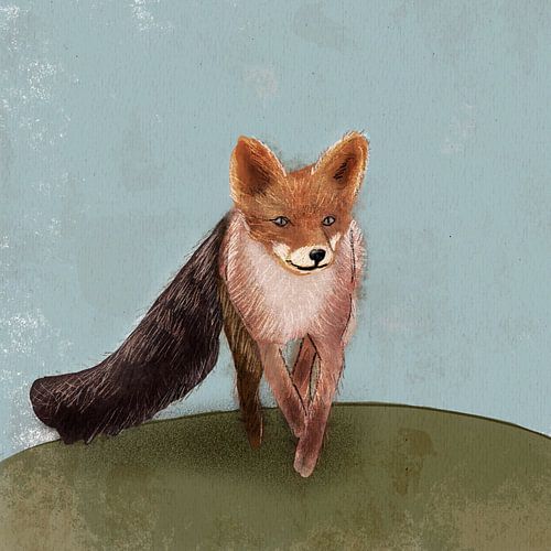 Watercolor Fox