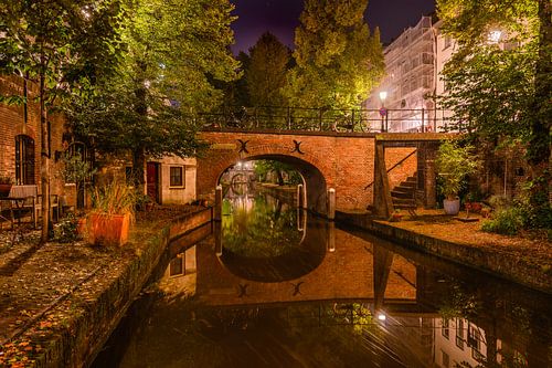 De Nieuwe gracht gefotografeerd richting Pausdam