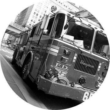 Brandweerauto in New York City van Marcel Kerdijk