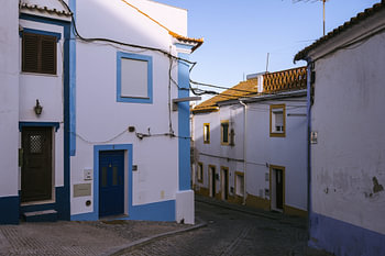 Straße in Arraiolos, Alentejo