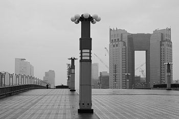 Odaiba Geometry - Rainy Tokyo Minimalism