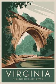 Virginia by Poster Art Shop