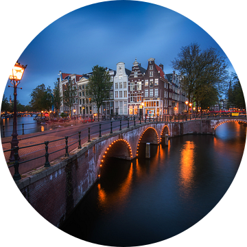 Amsterdam Prinsengracht Avond van Albert Dros