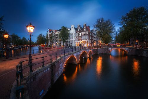 Amsterdam Prinsengracht Le Soir