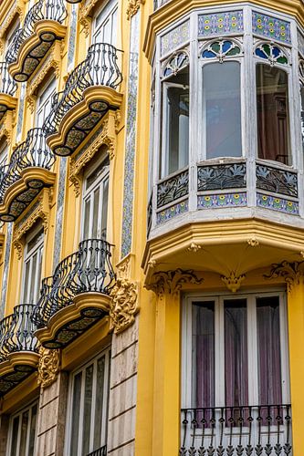Art Nouveau gevel in Valencia