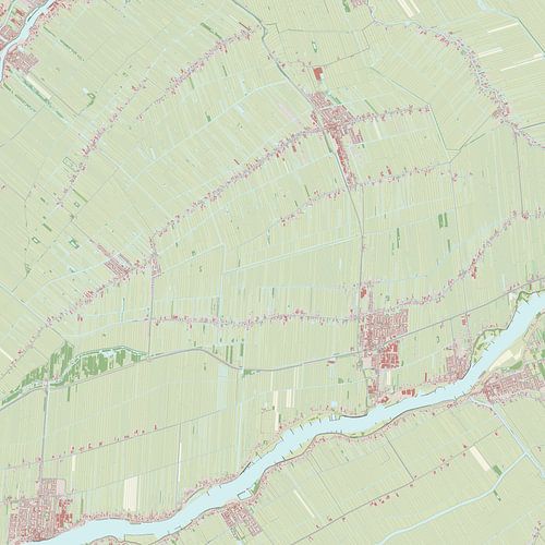 Kaart van Bergambacht