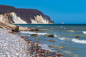 Kreidefelsen an der Küste der Ostsee auf der Insel Rügen