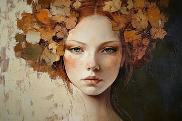 Herfst Muse van De Mooiste Kunst
