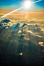 zonsondergang met wolkenpartij van Fred Leeflang thumbnail