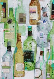 Green mixed glass by Atelier Paint-Ing