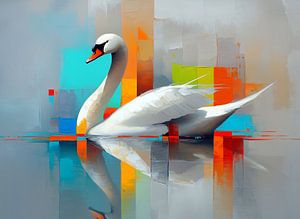 Schwan Abstrakt