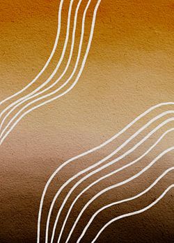 Intemporel - motif abstrait taupe/beige/vraie joie