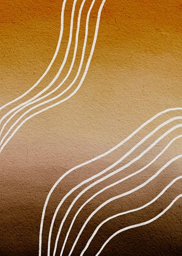 Intemporel - motif abstrait taupe/beige/vraie joie