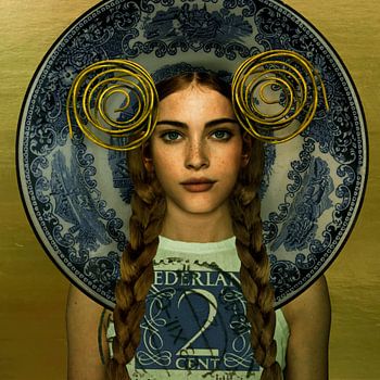 Vintage Beauty Dutch Blue