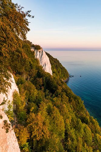 krijtrotsen bij de Königsstuhl op het eiland Rügen