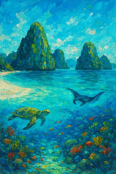 Underwater Paradise by Sunrise