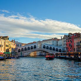 Rialtobrücke Venedig von Raoul   La Crois